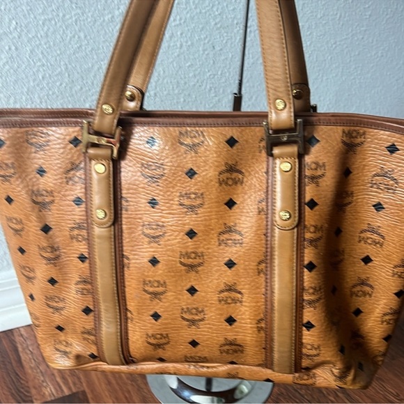 MCM cognac Tote - Picture 3 of 13